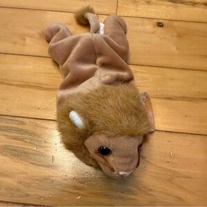 Ty Brown and Tan Plush Lion Toy